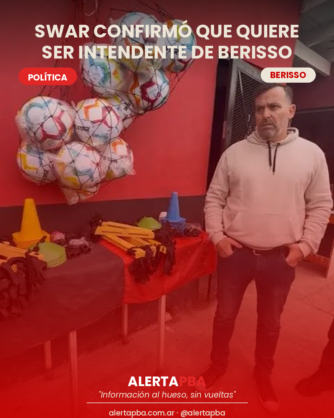 Pablo Swar confirmó que quiere ser intendente de Berisso: "Es mi sueño, quiero cambiar la realidad de la ciudad"