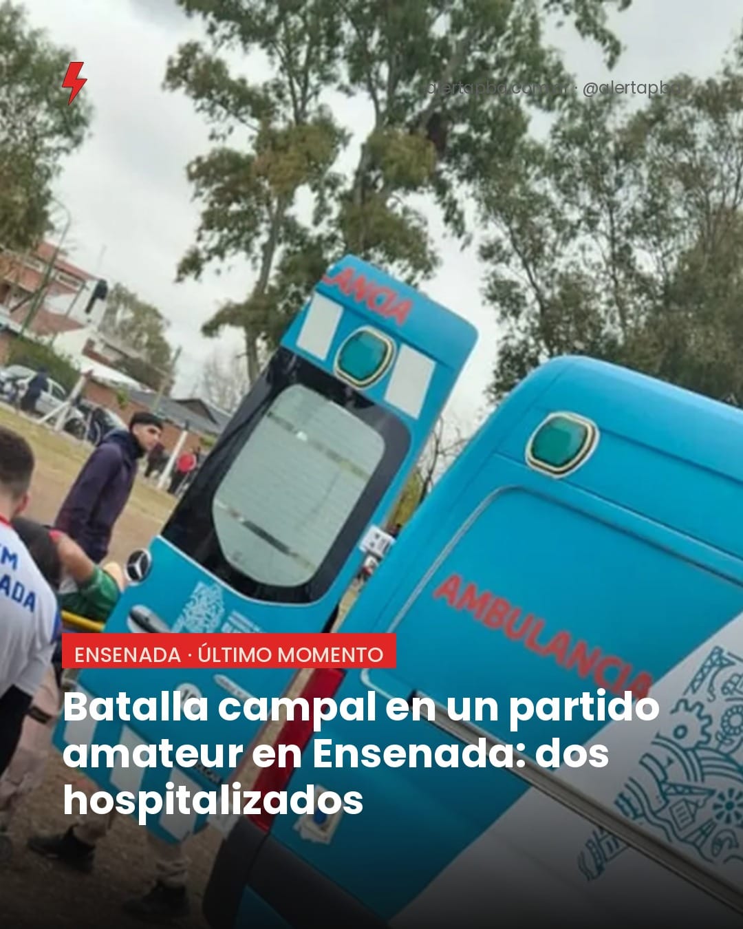 Batalla campal en un partido amateur en Ensenada: dos jugadores hospitalizados