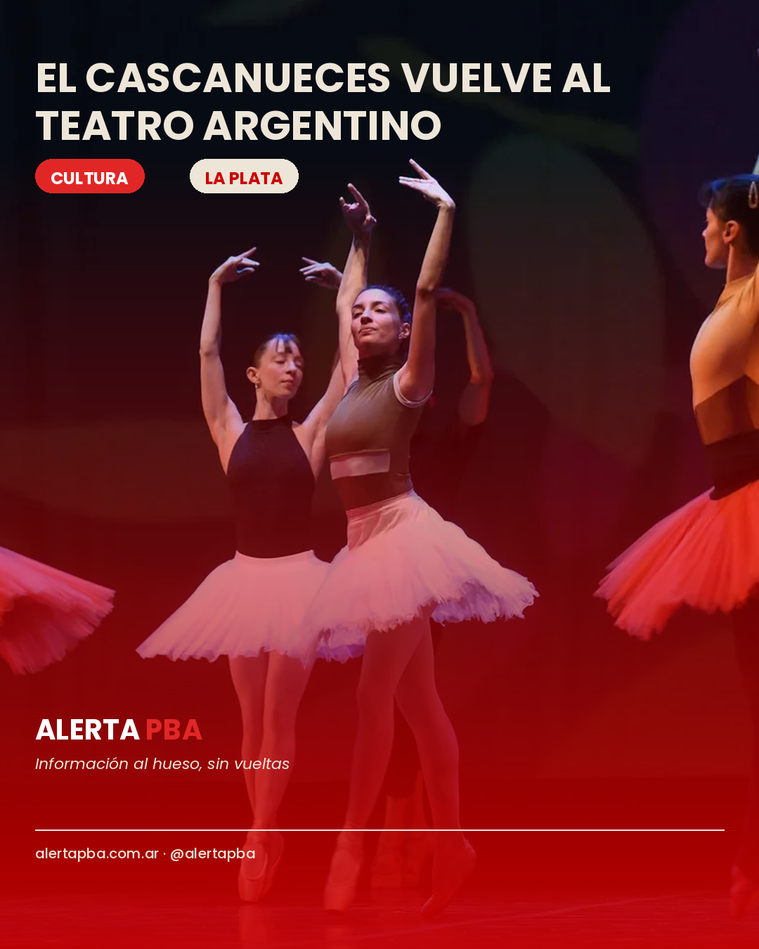 El Teatro Argentino presenta una versión familiar de El Cascanueces con seis funciones gratis