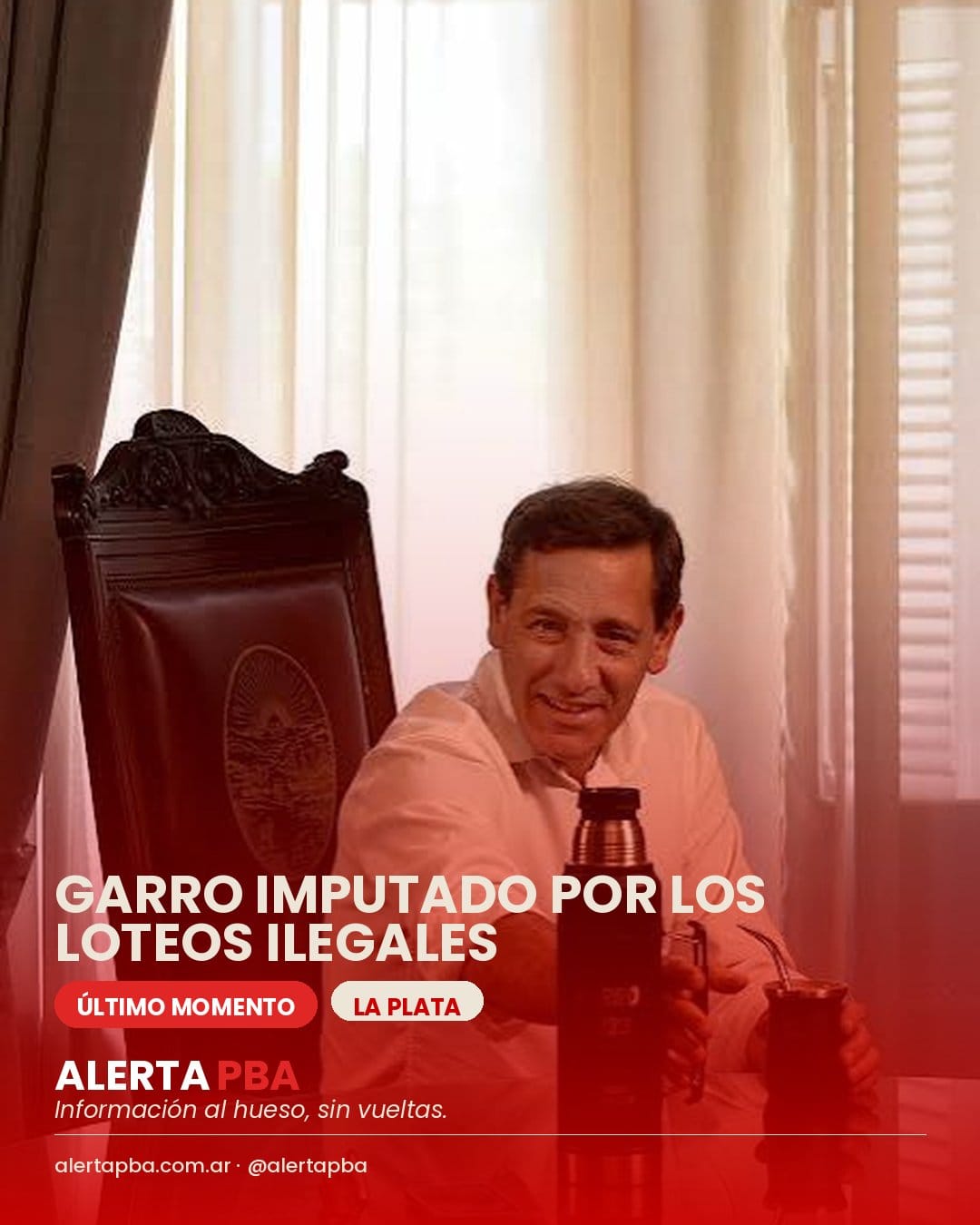 El exintendente Julio Garro, imputado en la causa por loteos ilegales en La Plata I