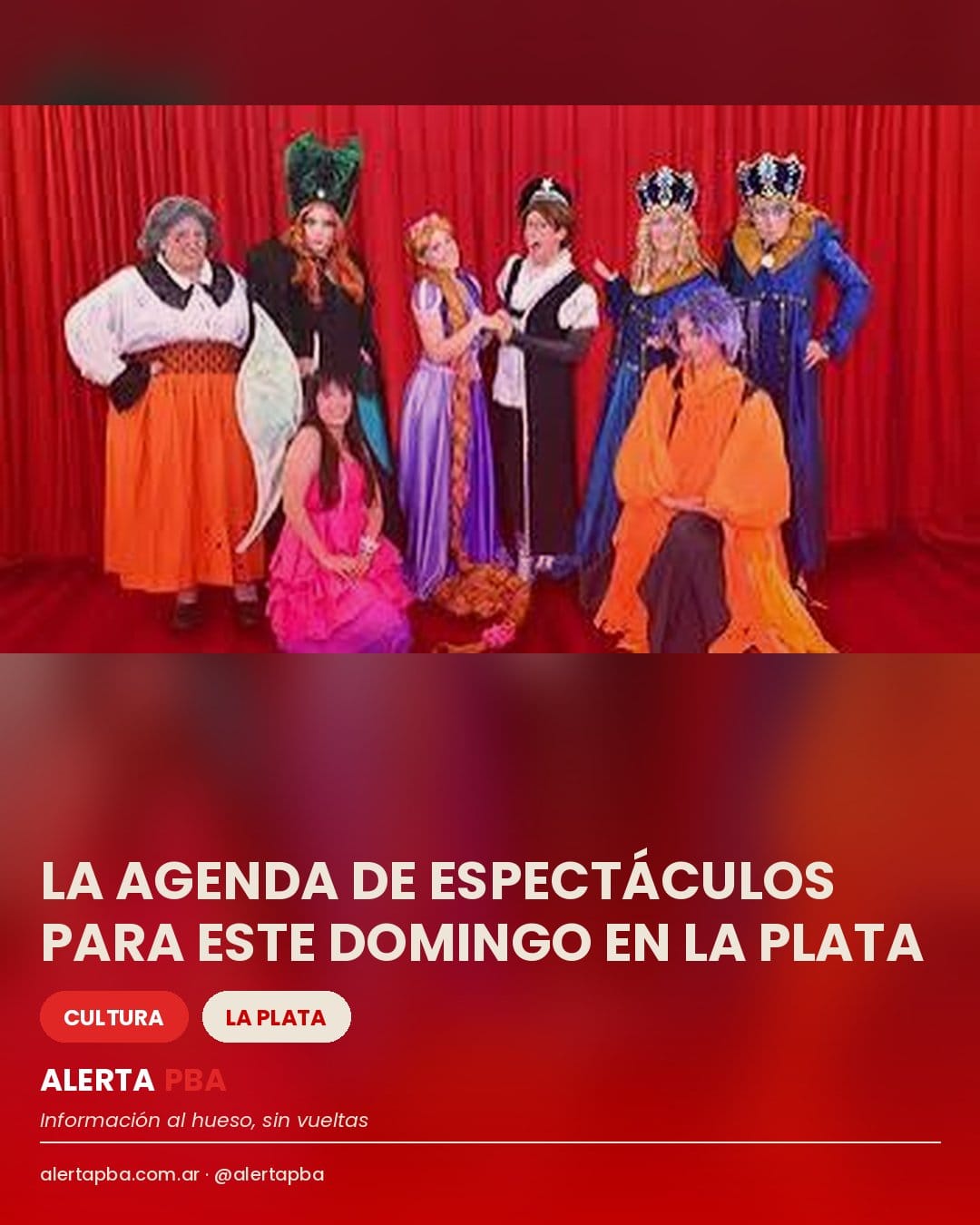 La agenda de espectáculos para este domingo en La Plata