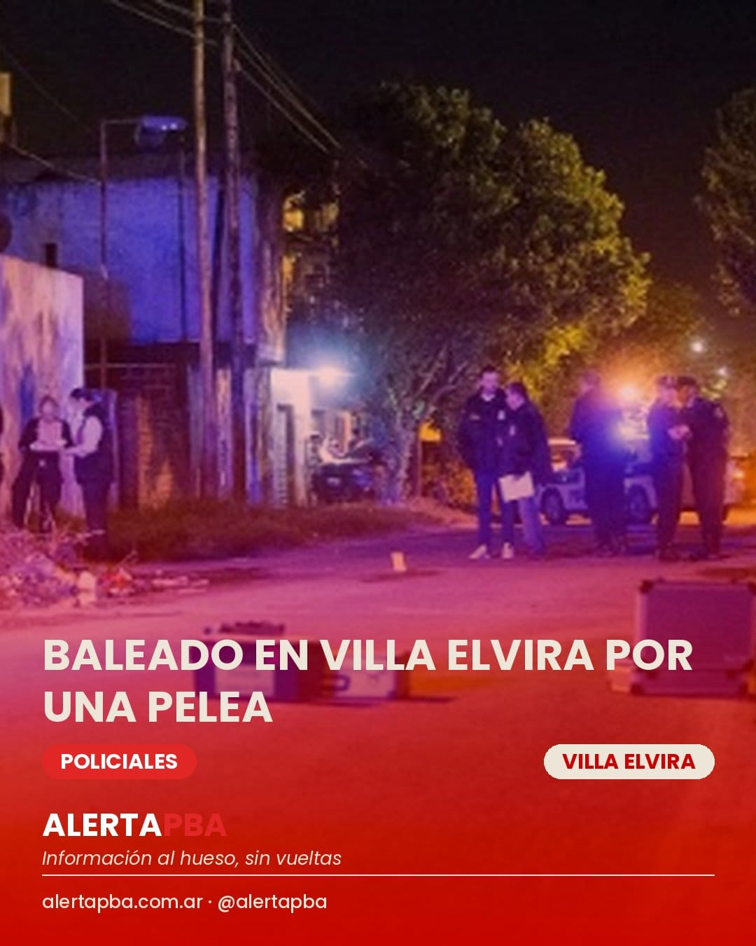 Un joven de 24 años fue baleado en La Plata durante una disputa vecinal
