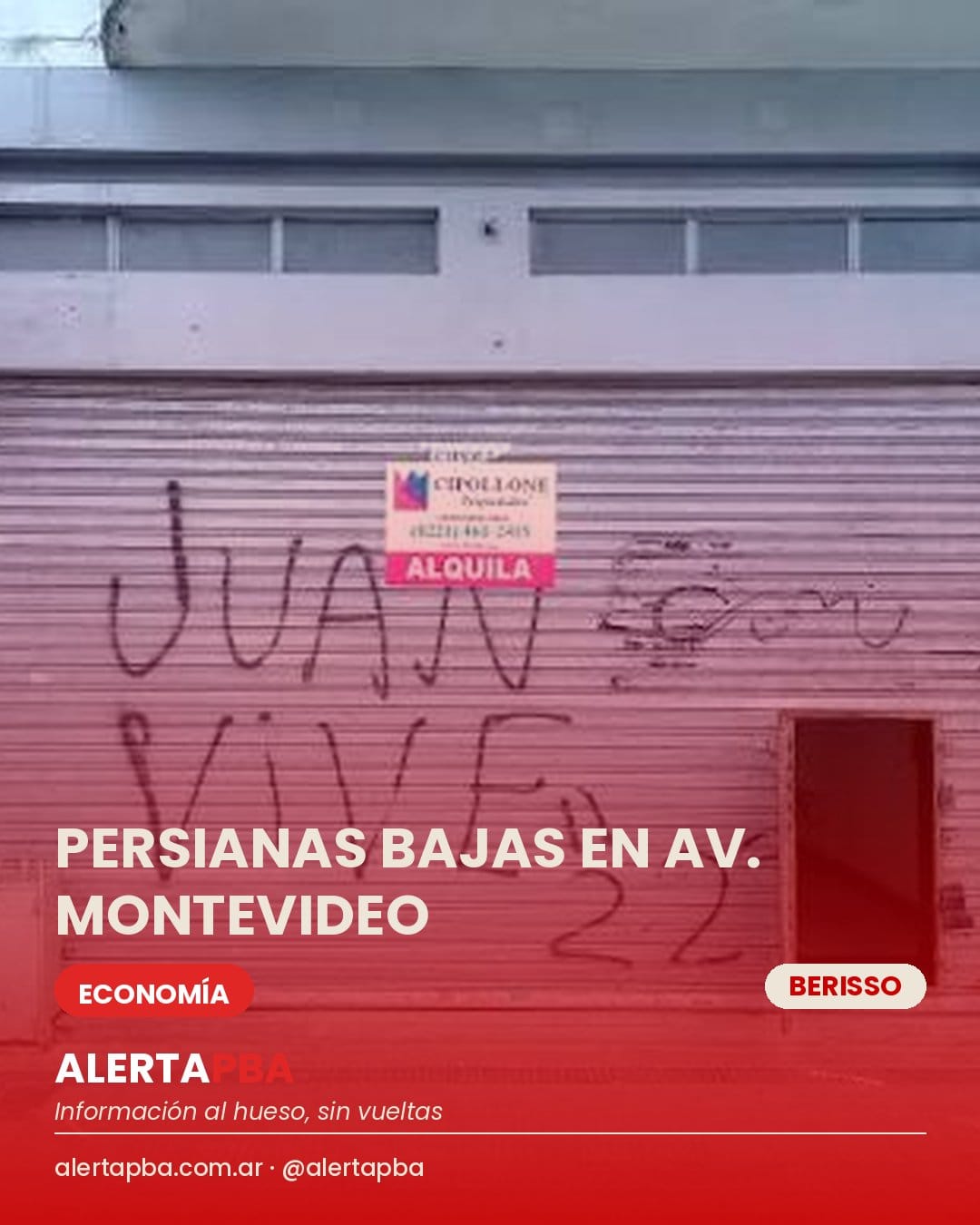 Persianas bajas: el otro rostro del comercio en Berisso