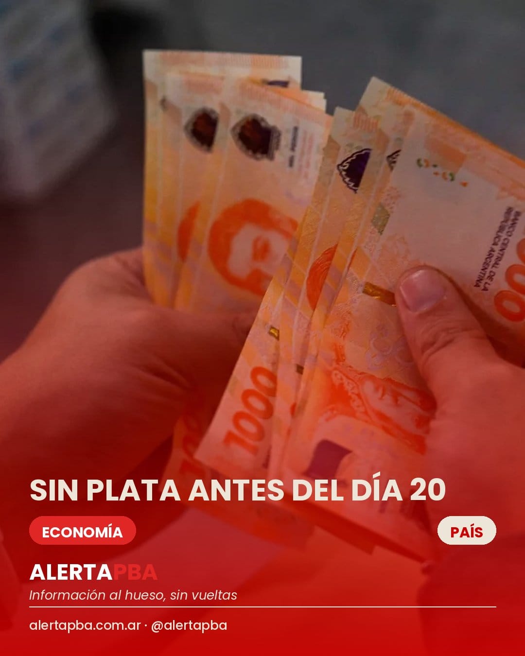 Casi 7 de cada 10 argentinos se quedan sin plata antes del día 20