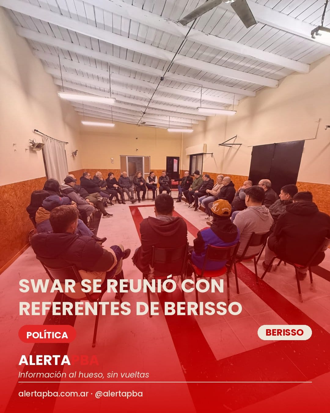 Swar se reunió con militantes y referentes barriales en Berisso