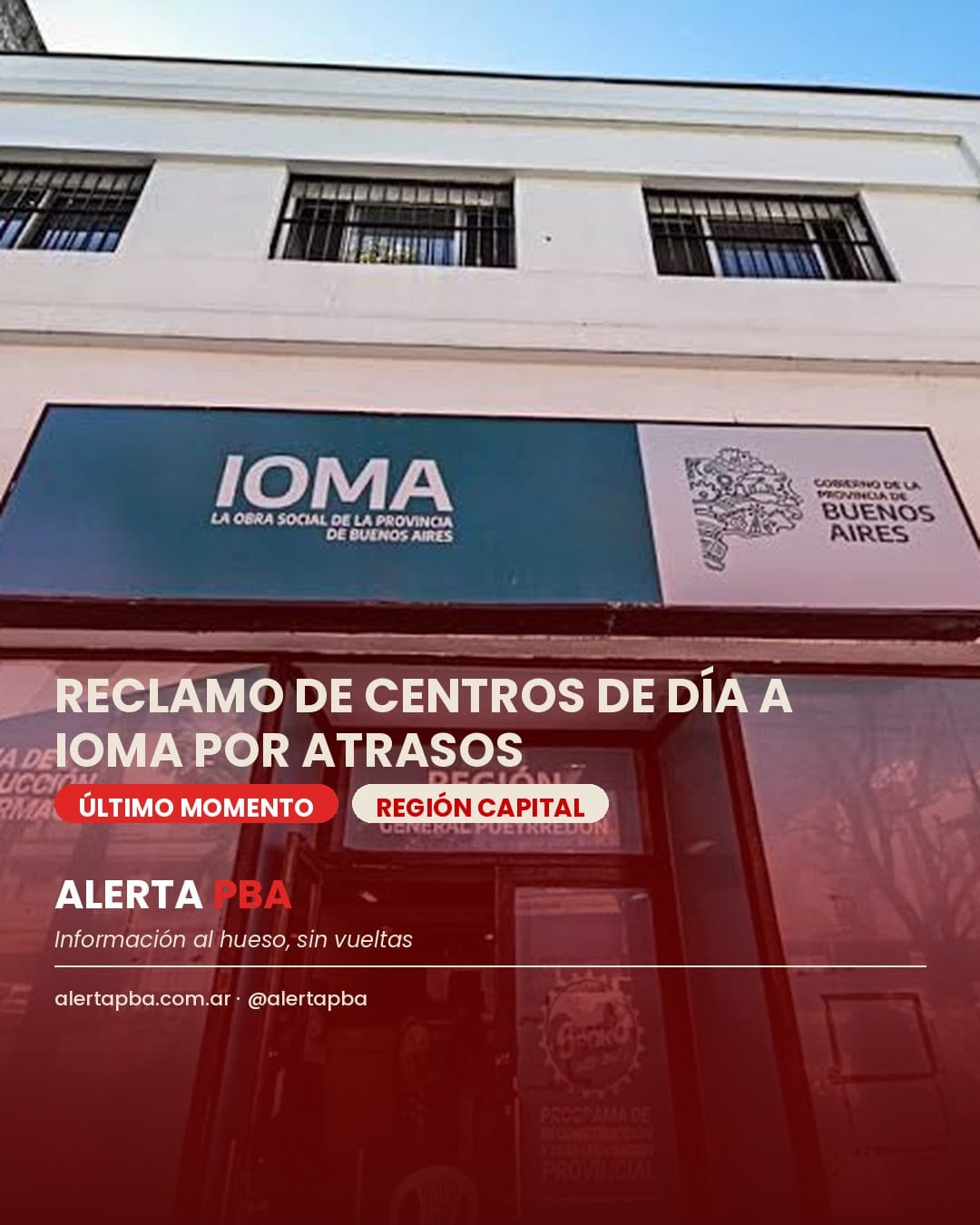 Centros de día volvieron a reclamarle a IOMA por los pagos atrasados