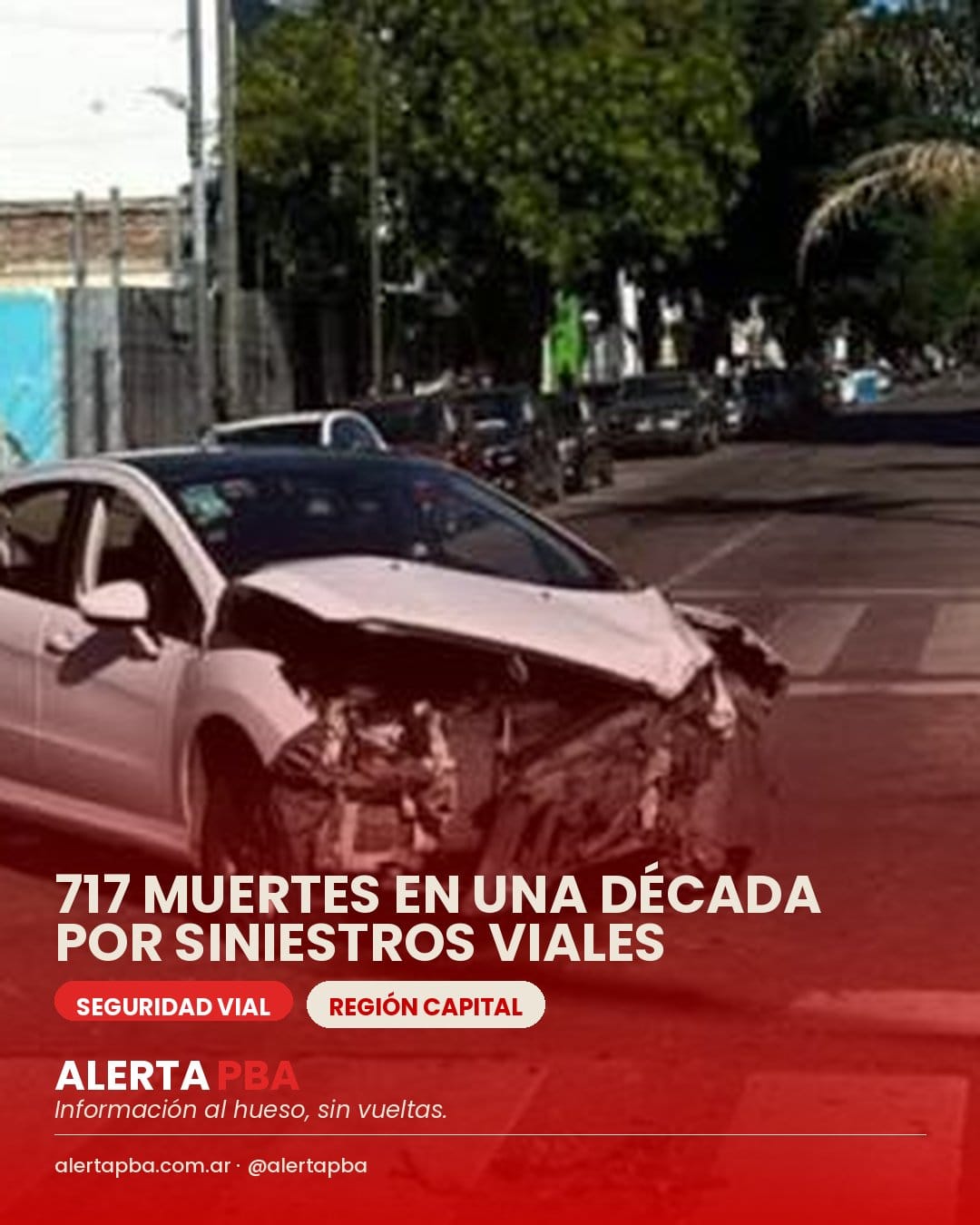 717 muertes en una década por el tránsito regional