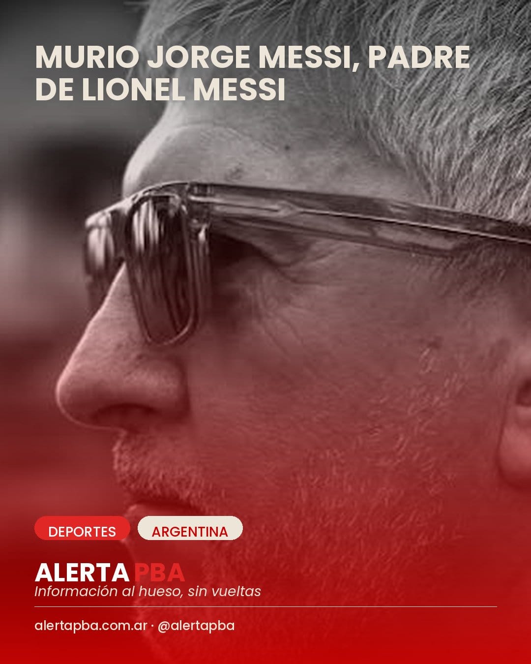 Murió Jorge Messi