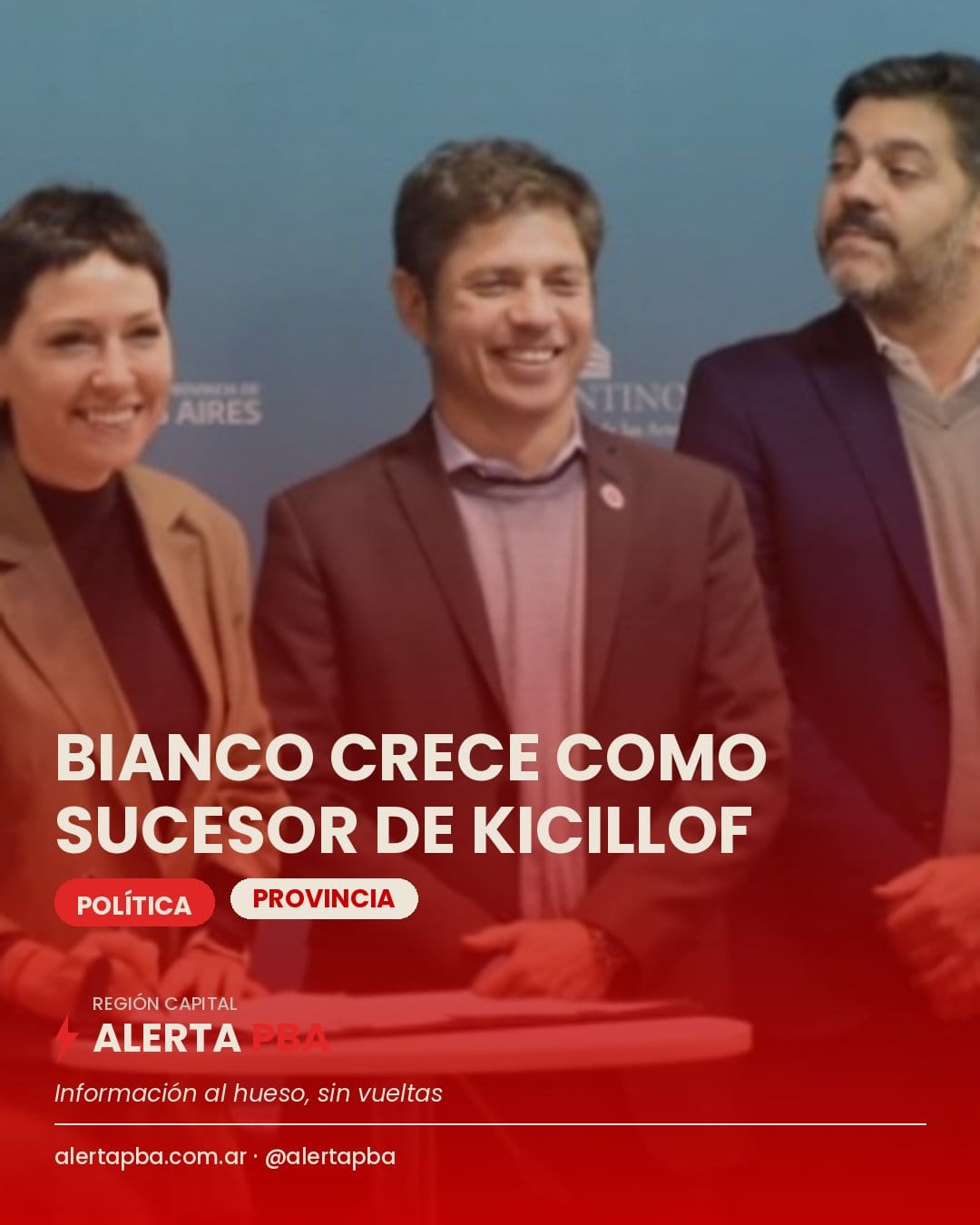 Bianco crece como posible sucesor de Kicillof