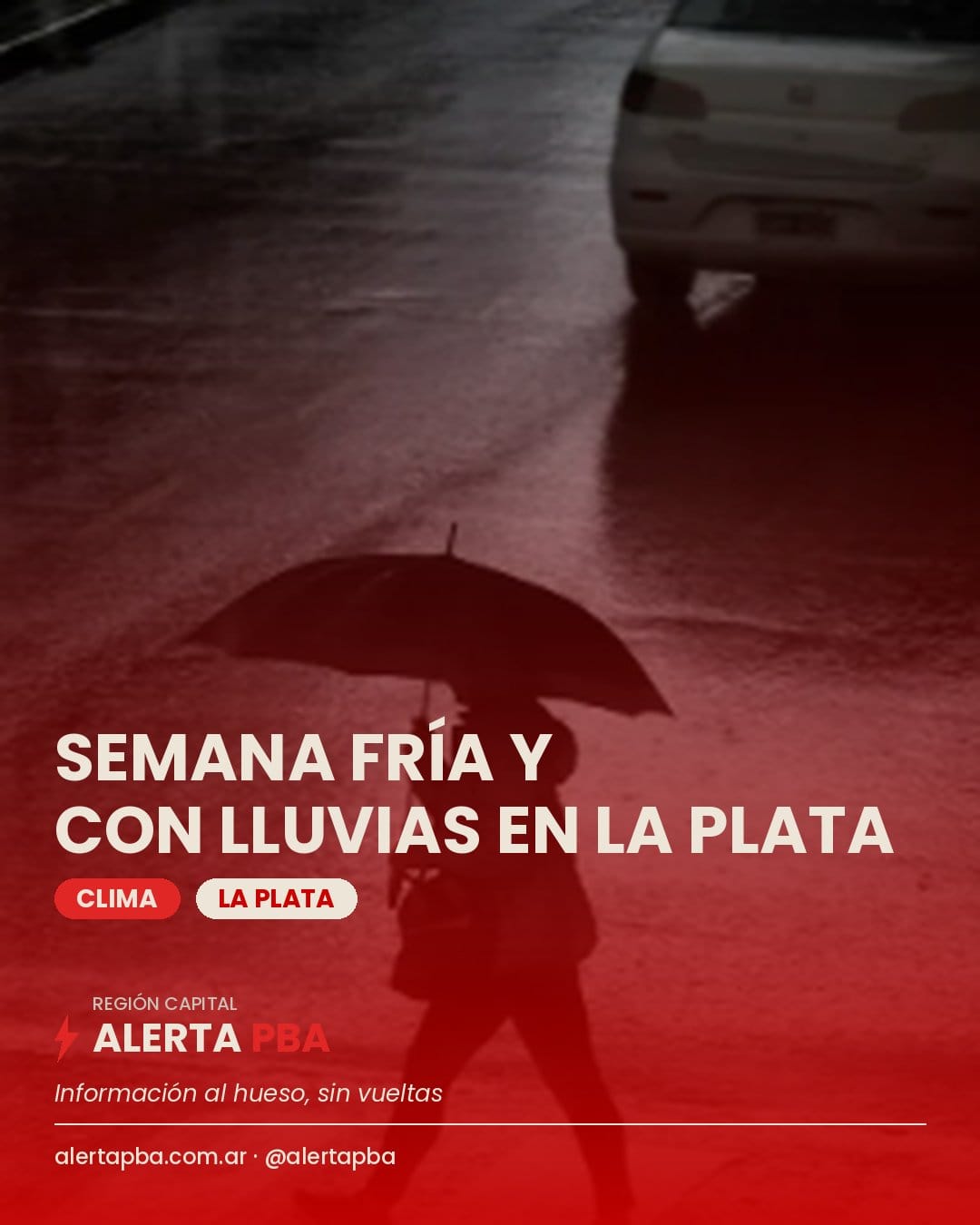 Clima en La Plata: semana fría y con lluvias