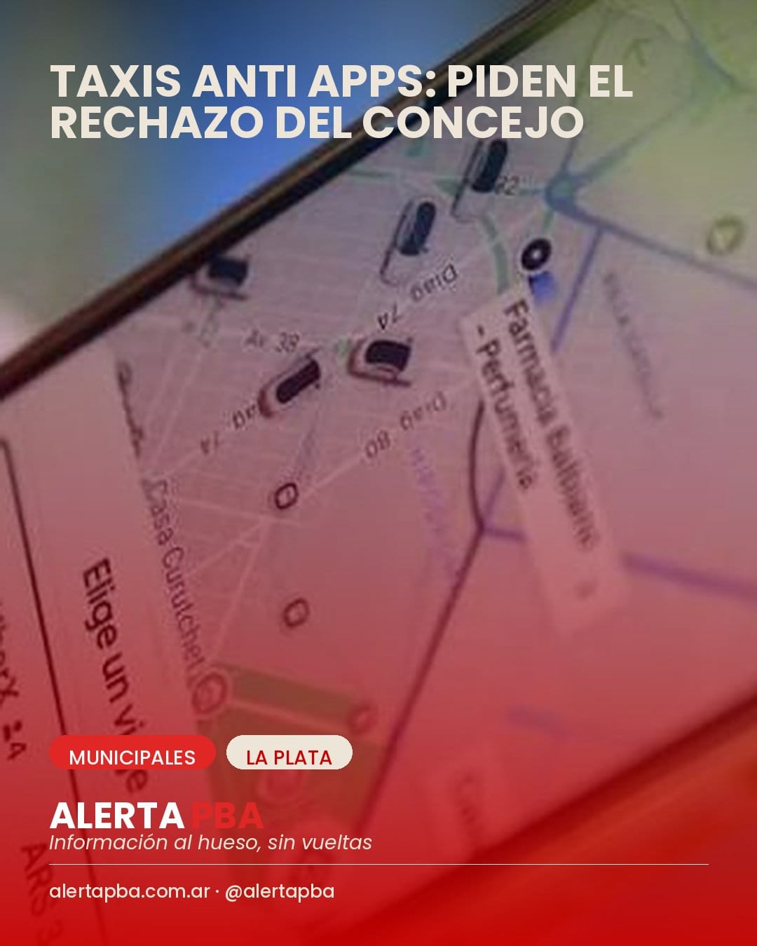 Taxis anti apps: piden el rechazo del Concejo