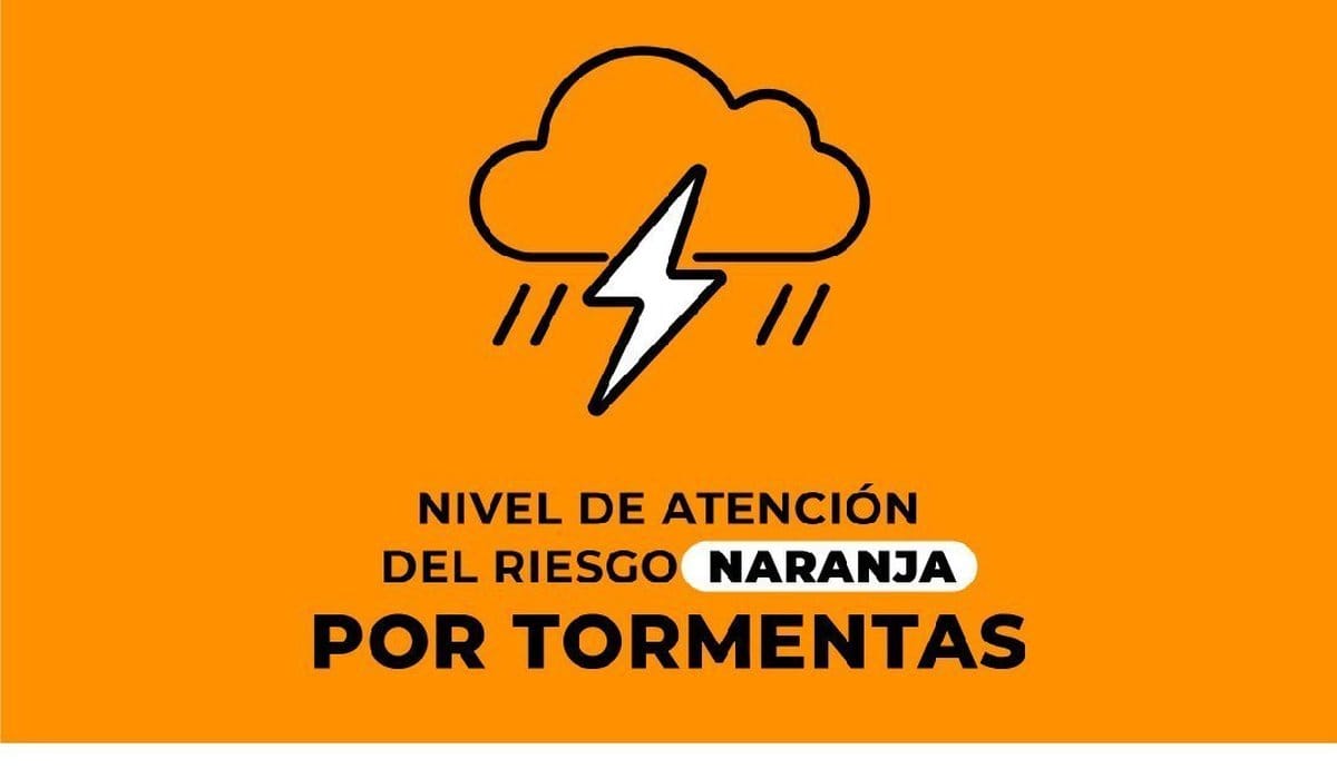 El Municipio subió a naranja el alerta por tormentas en La Plata