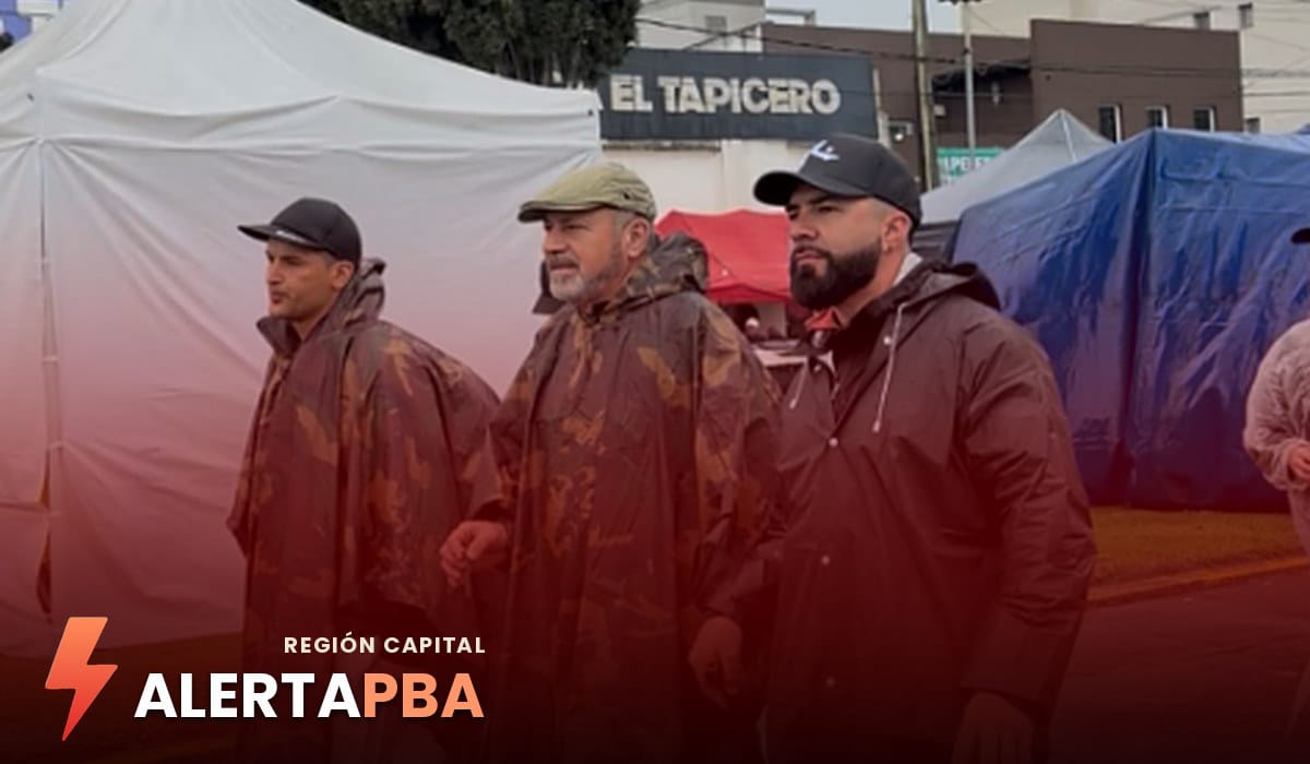 Secco acompañó a peregrinos de Ensenada en la caminata a Luján