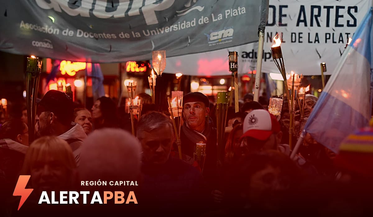 La UNLP marcha con antorchas este miércoles por el financiamiento universitario