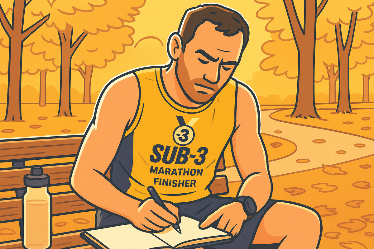 Why you should keep a training log during sub-3 marathon training