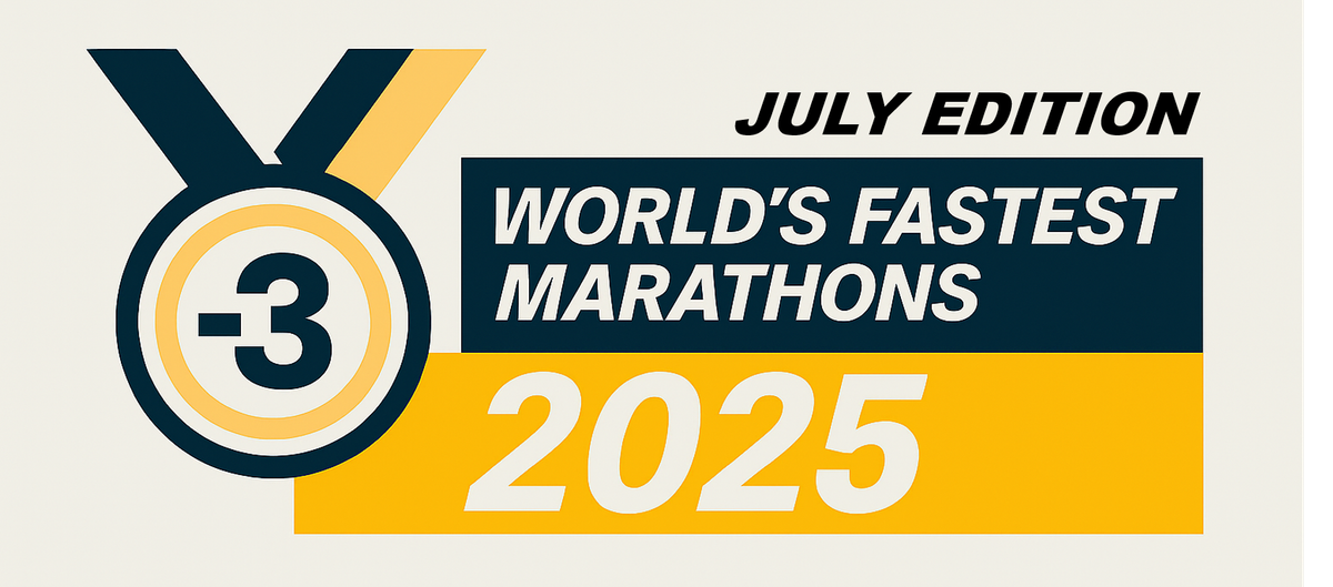 World’s Fastest Marathons – July 2025 Rankings
