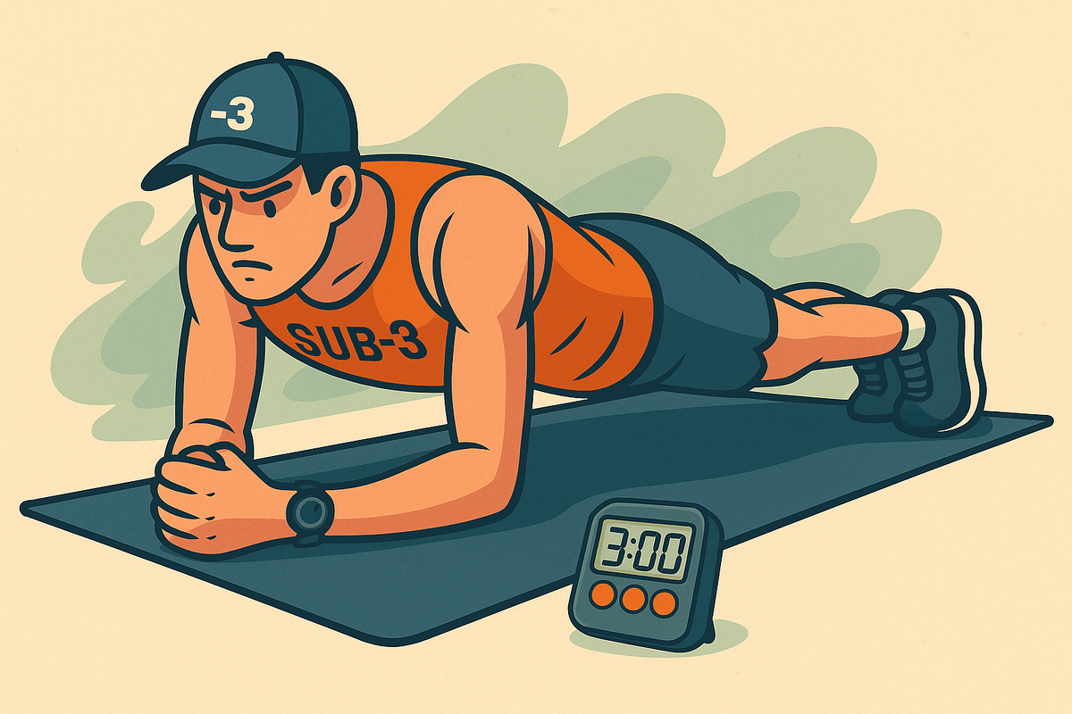 Why every sub-3 runner should plank