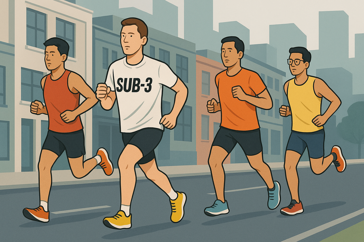 What’s the ideal cadence for a sub-3 marathon?