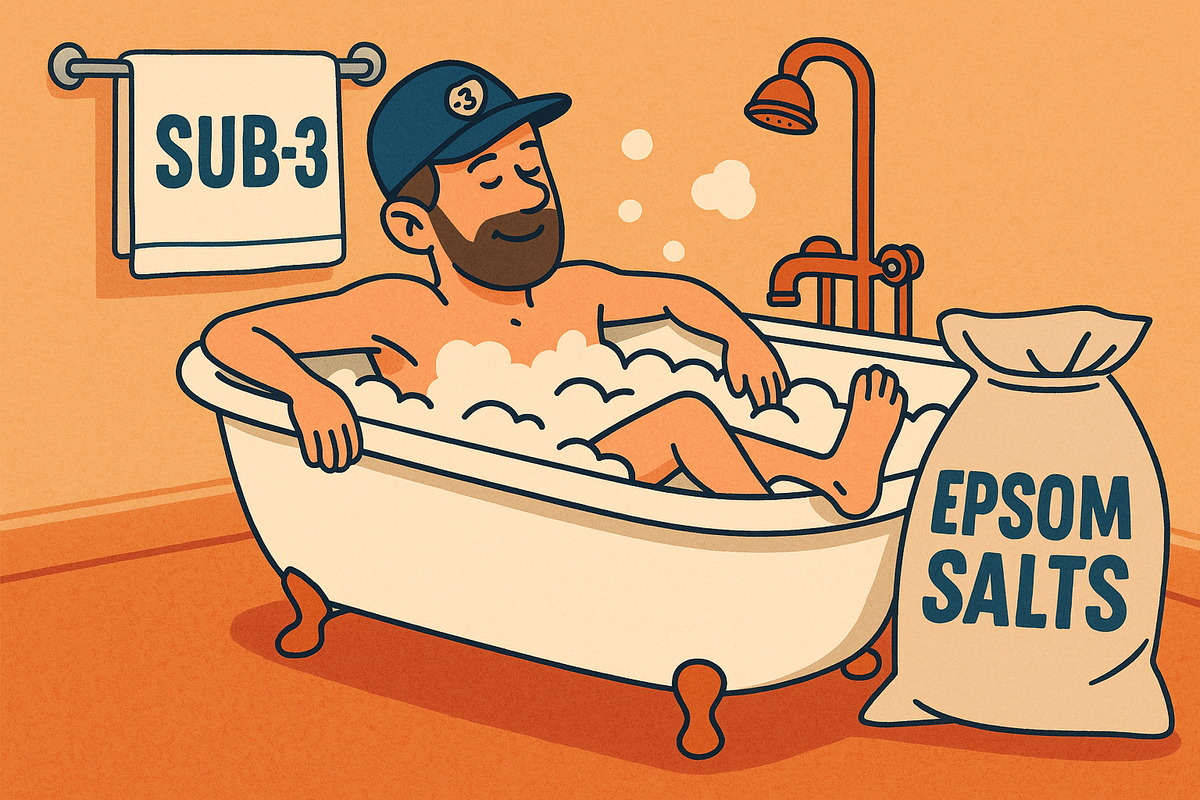 Should sub-3 runners take epsom salt baths?