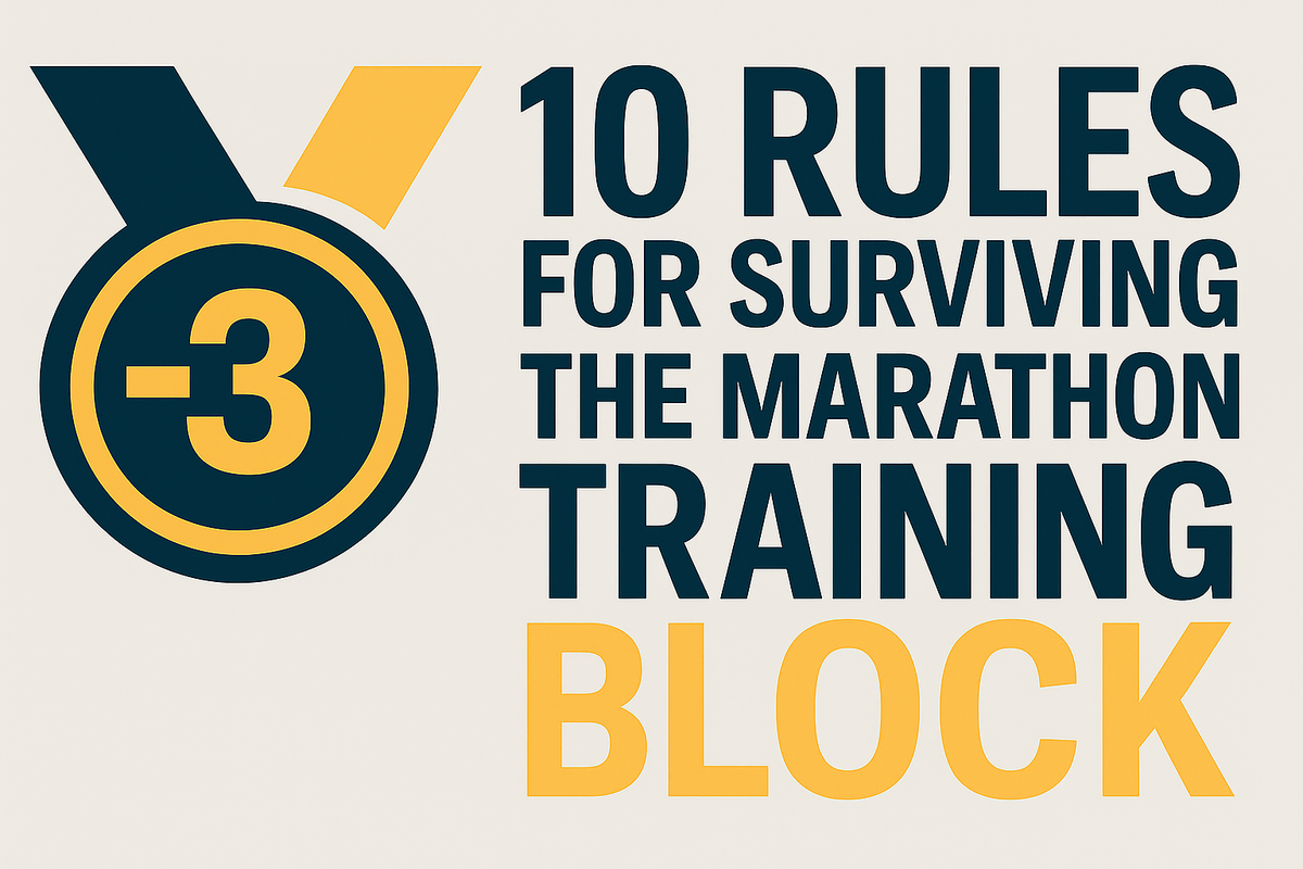 10 rules for surviving the marathon training block