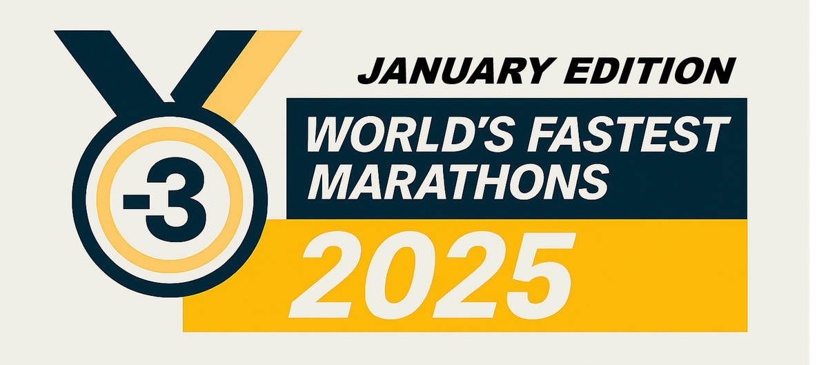 World’s Fastest Marathons – January 2025 Rankings