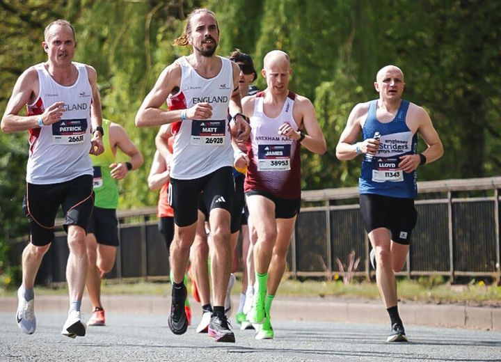 How to represent England as a Masters marathon runner