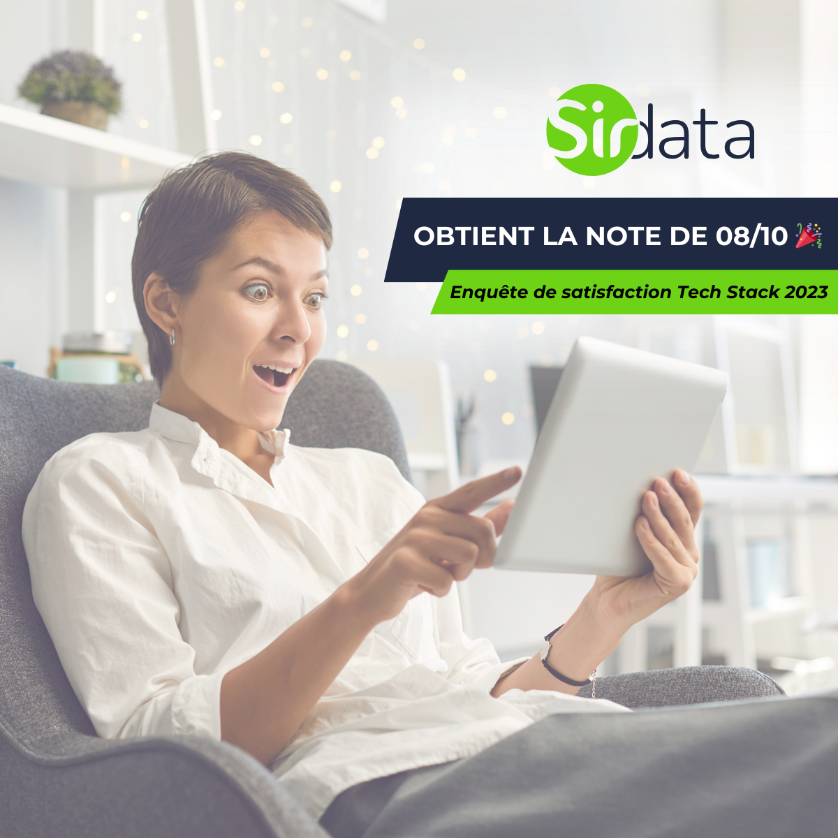 Enquête de satisfaction Tech Stack 2023 : Sirdata obtient un impressionnant 8/10 !