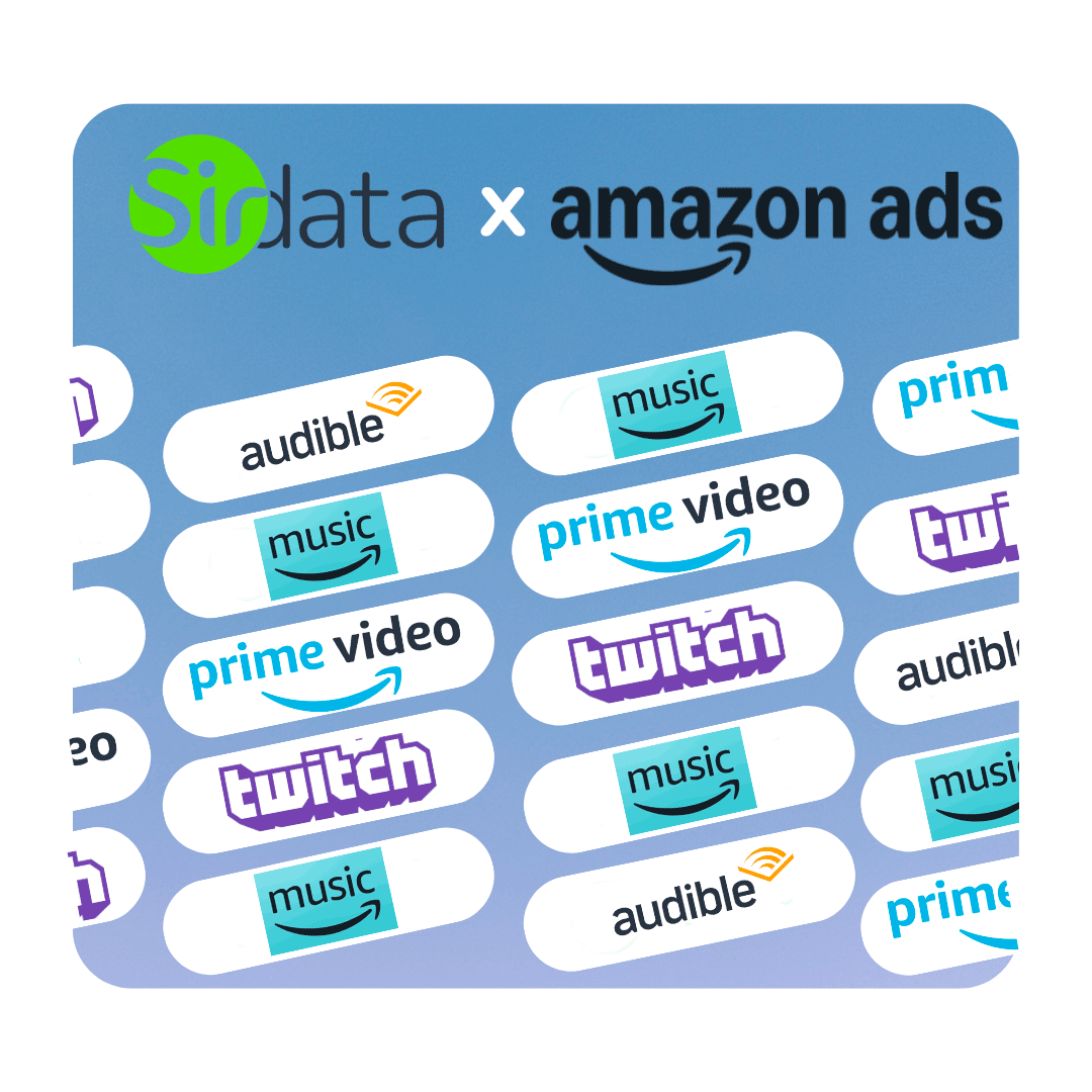 Amazon Ads DSP x Sirdata : Activez nos audiences sur Twitch, Prime Video, Amazon Music, Audible.