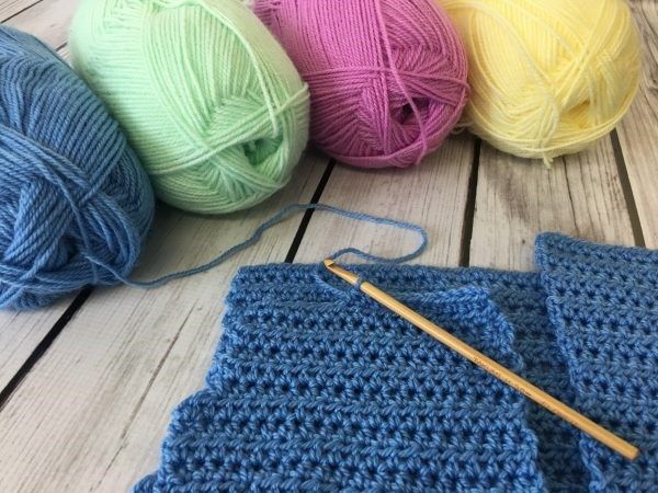 best blanket yarn for soft skin baby