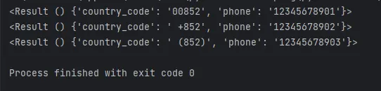 Capture fixed-width characters.