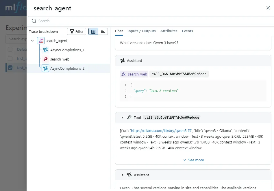 Autolog's tracking records.