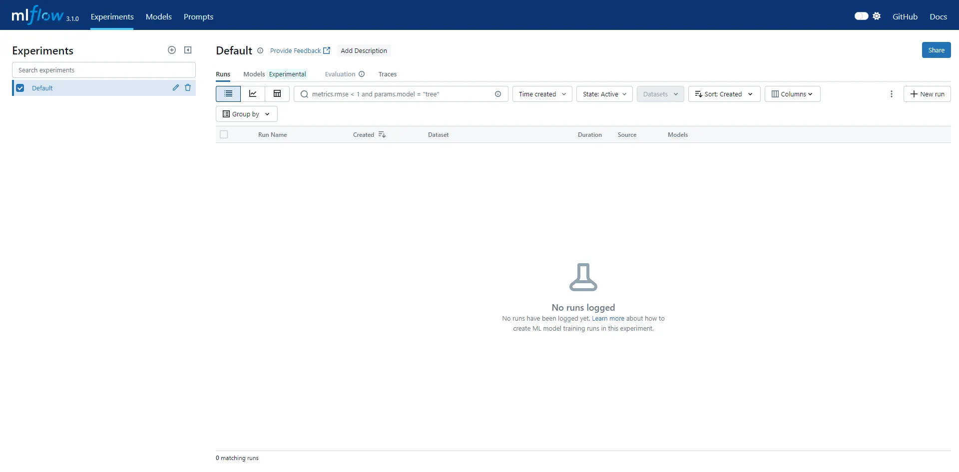 MLflow main interface.