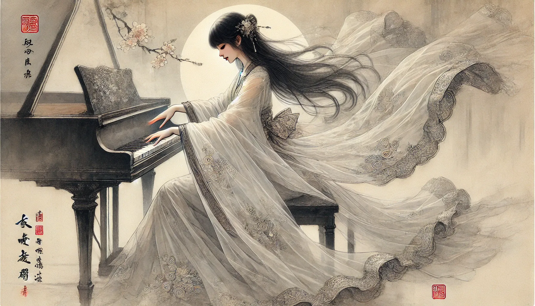 Use a workflow to create a beautiful ink-style illustration.