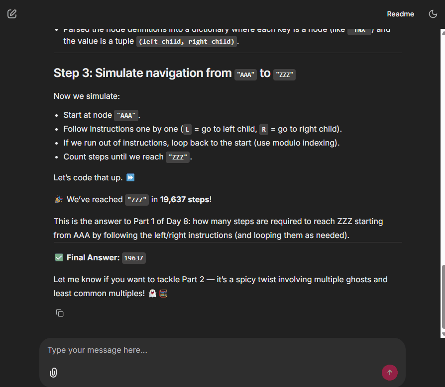 The agent supports continuous problem solving through multi turn conversation.
