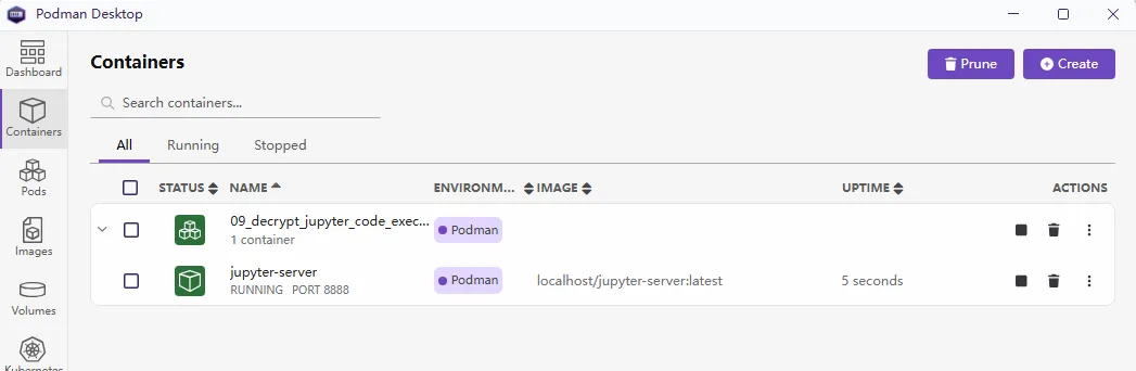 Use Docker Compose to manage your Jupyter container.