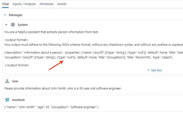 The json_schema prompt has already been appended to the system prompt.