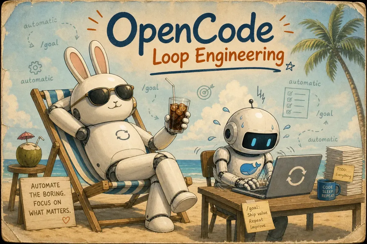 No Plugins Needed, I Built a Fully Automated Coding Loop in OpenCode