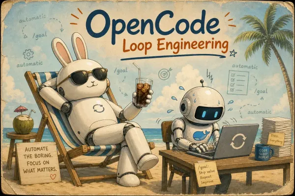 No Plugins Needed, I Built a Fully Automated Coding Loop in OpenCode. 
