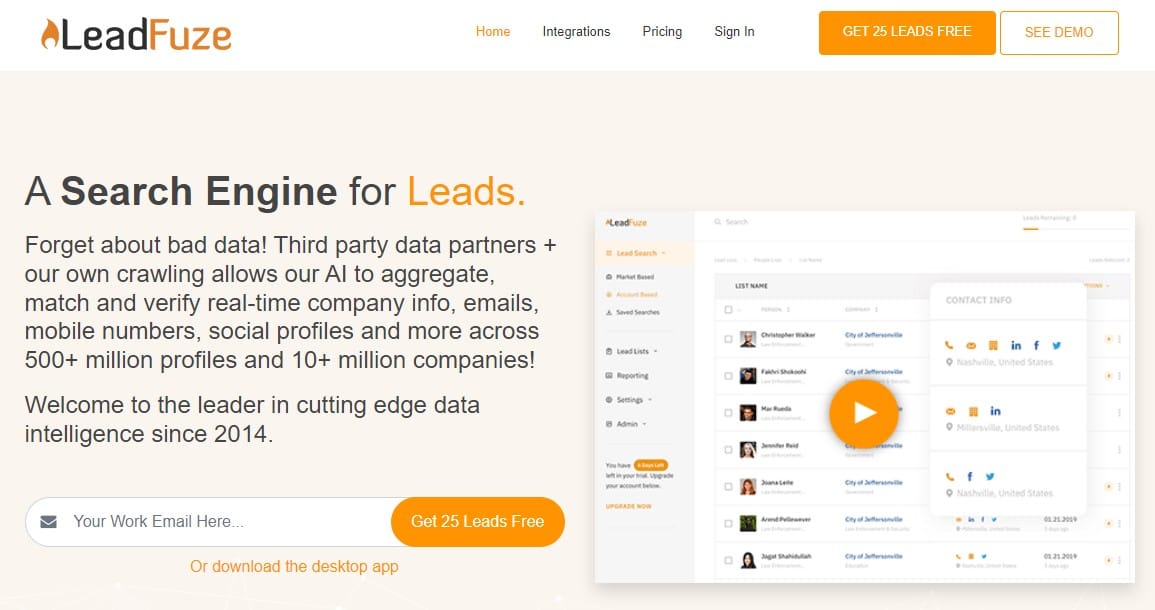leadfuze personal email finder