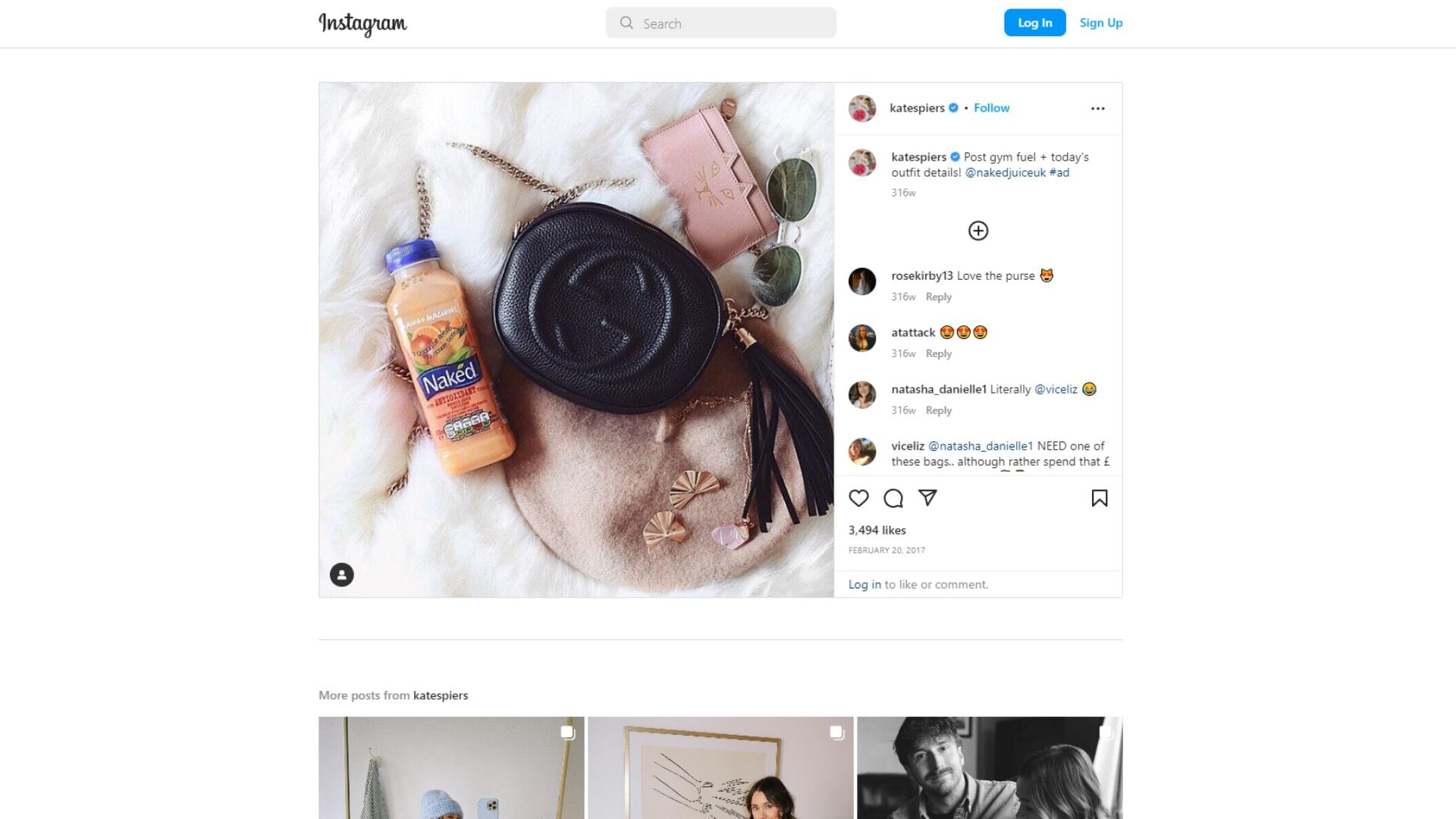 Naked Juice influencer marketing campaign
