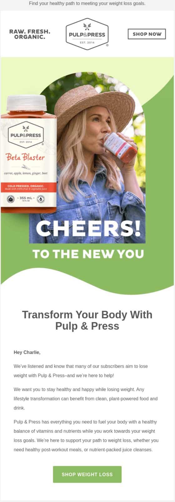 personalized email copywriting