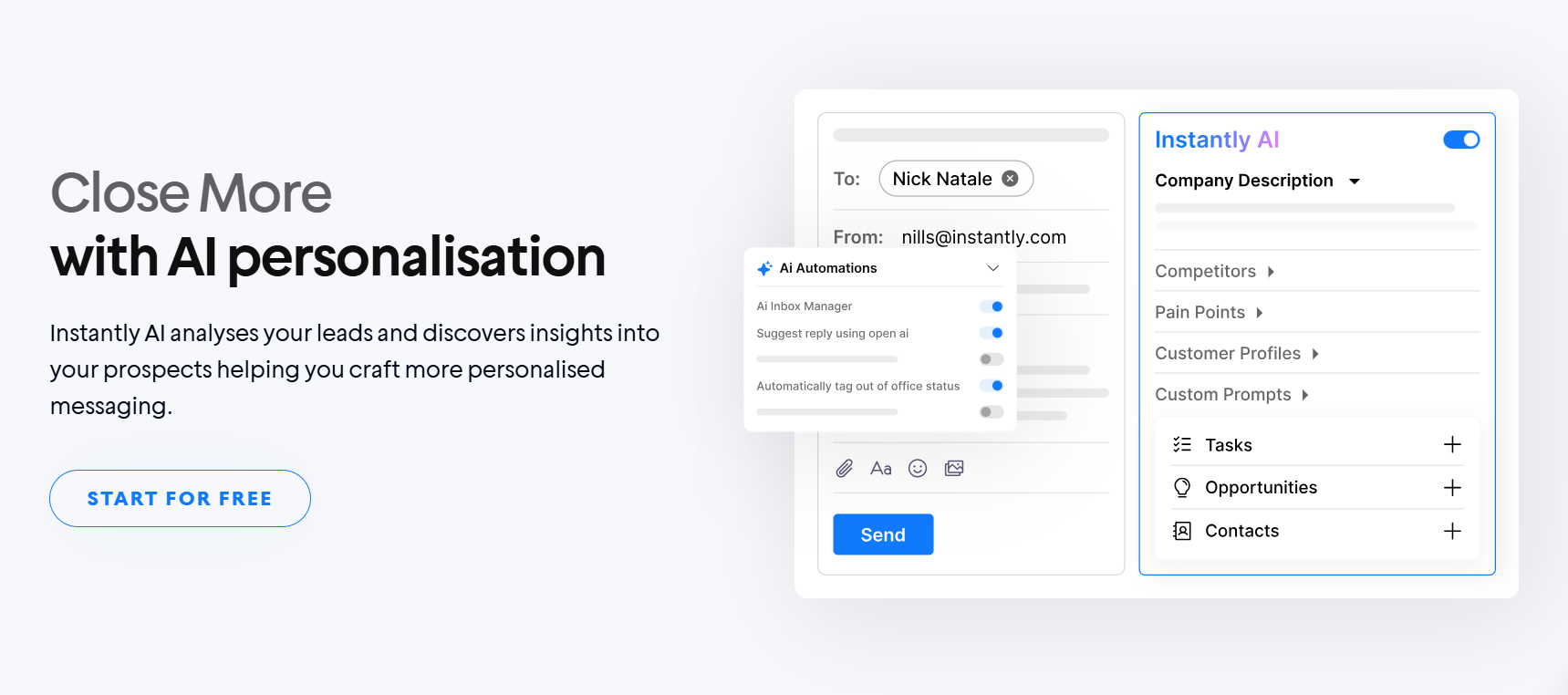 instantly ai personalization
