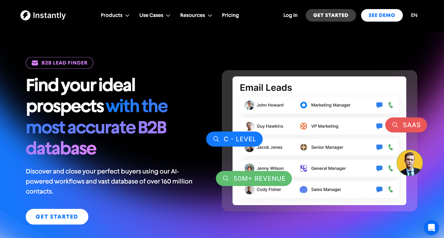 instantly lead finder