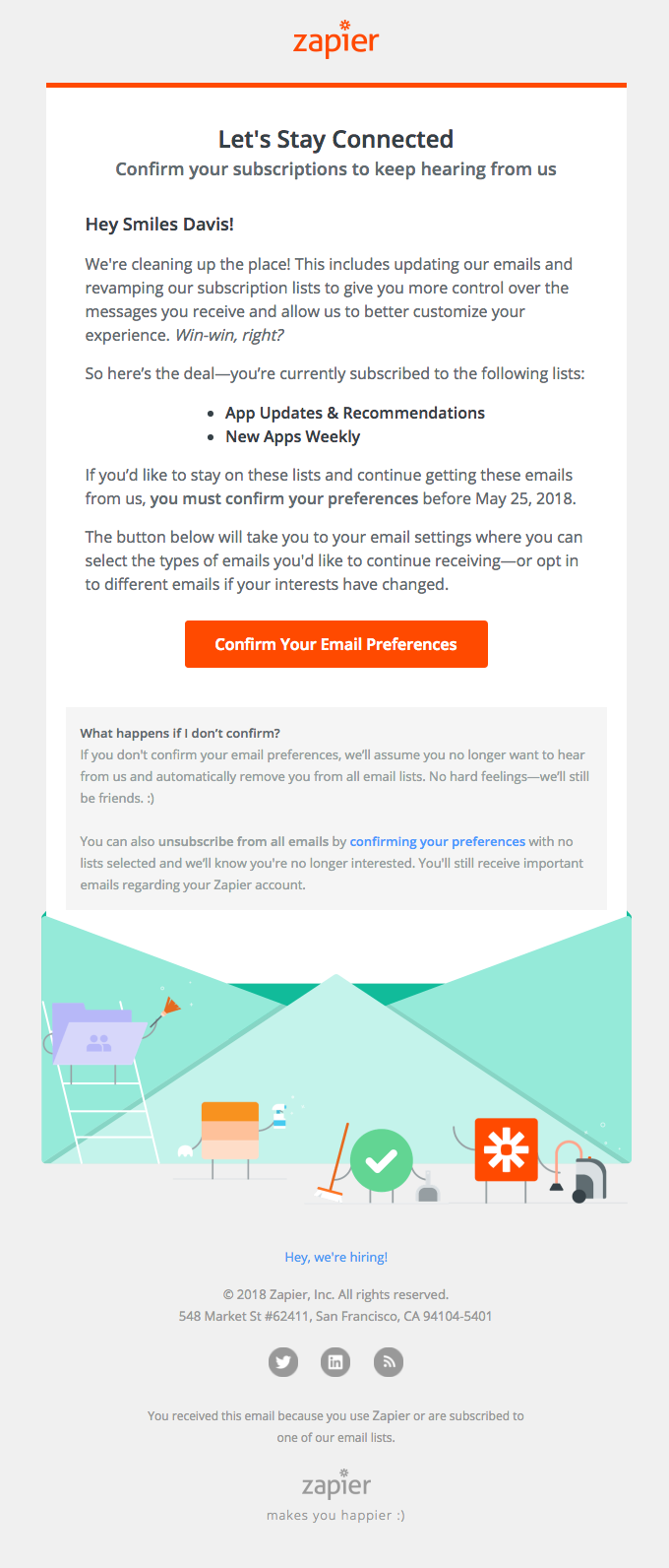 zapier drip email