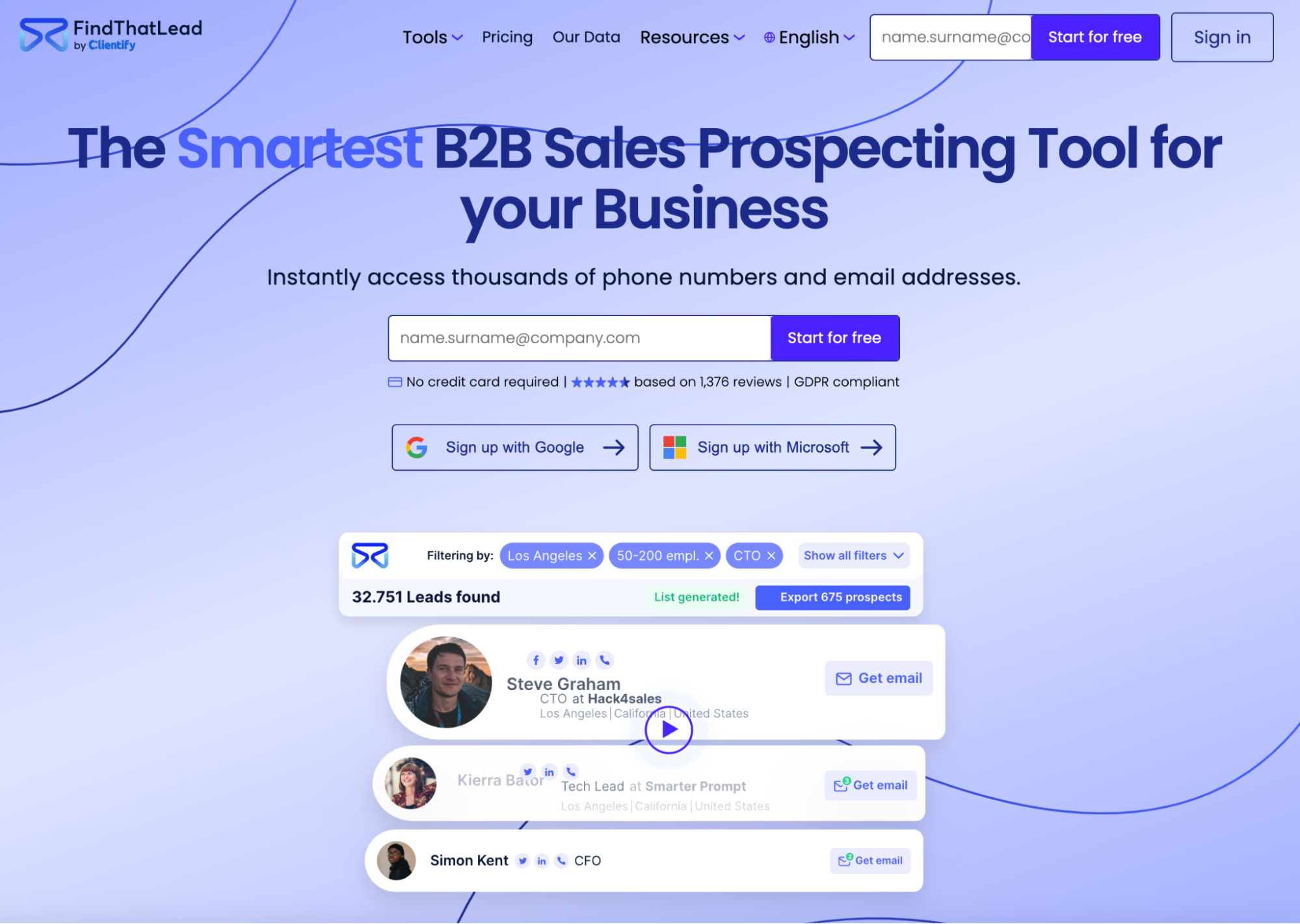 findthatlead ai lead generation software