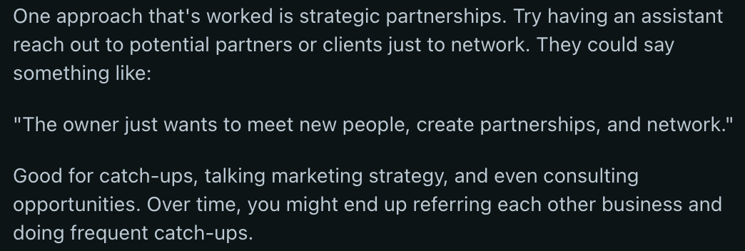 networking strategy on reddit