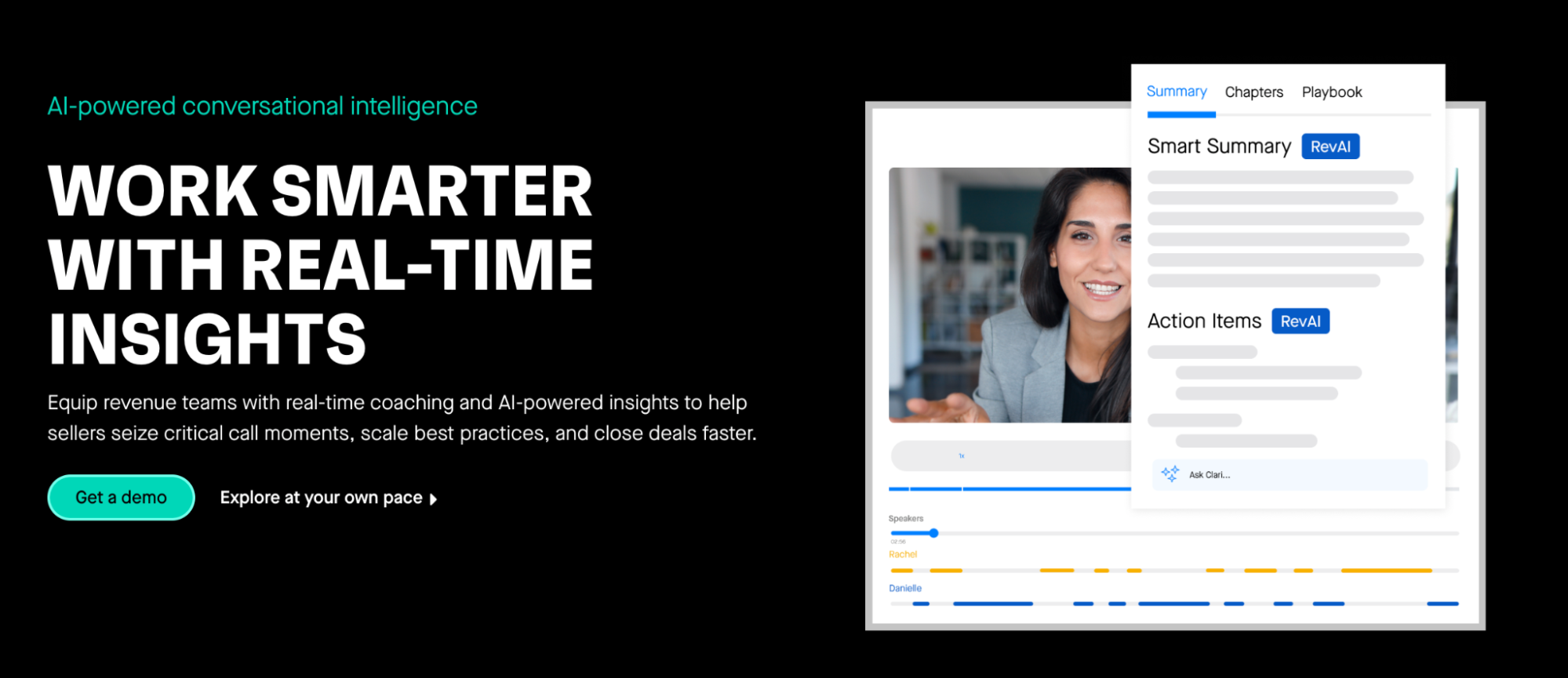 clari copilot homepage