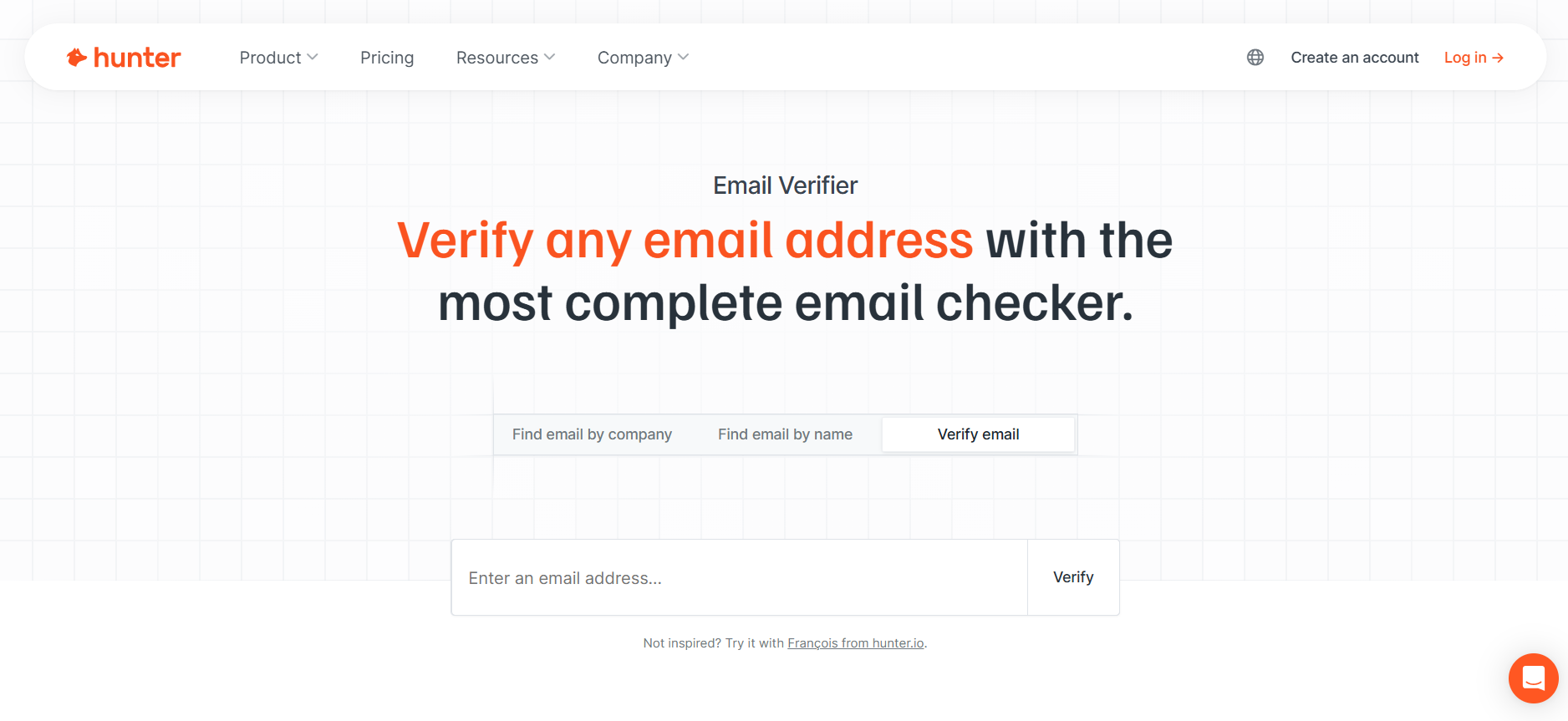 hunter io email verification