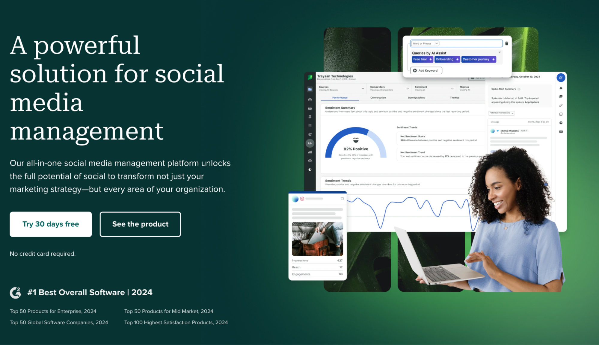 sprout social homepage
