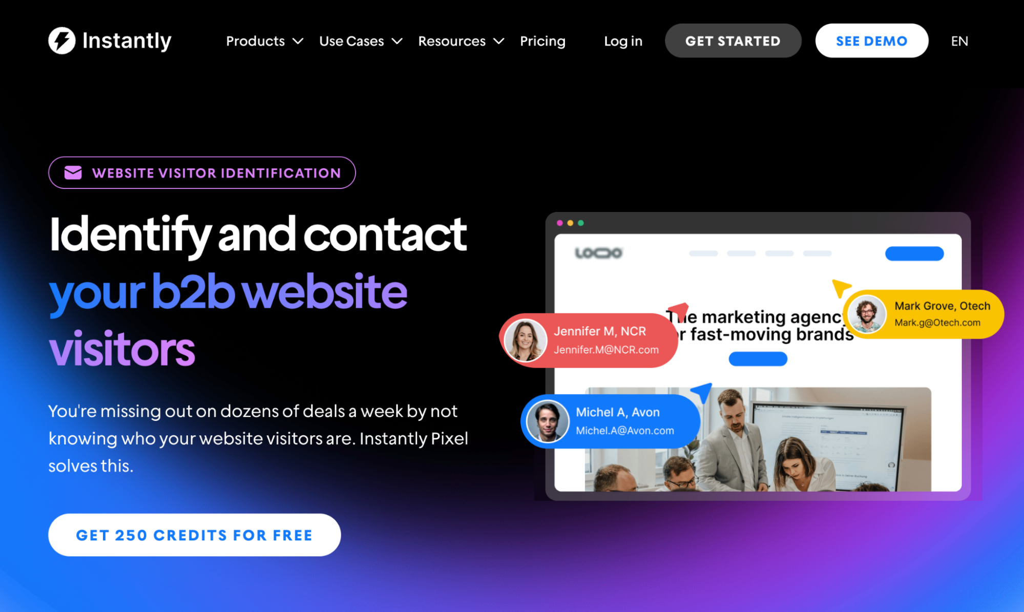 identify b2b clients